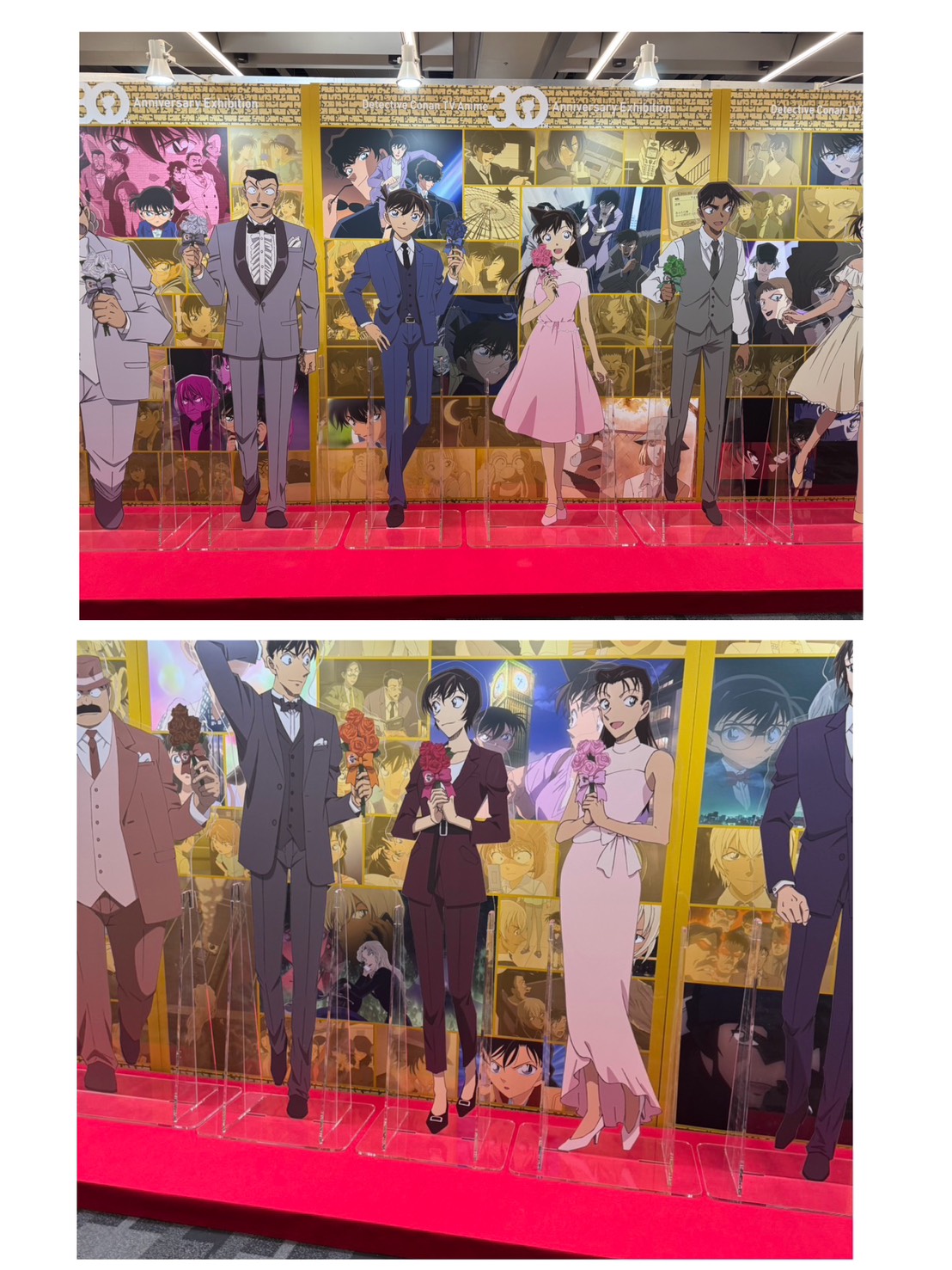 名探偵コナン展 キャラクターと写真撮影スペース