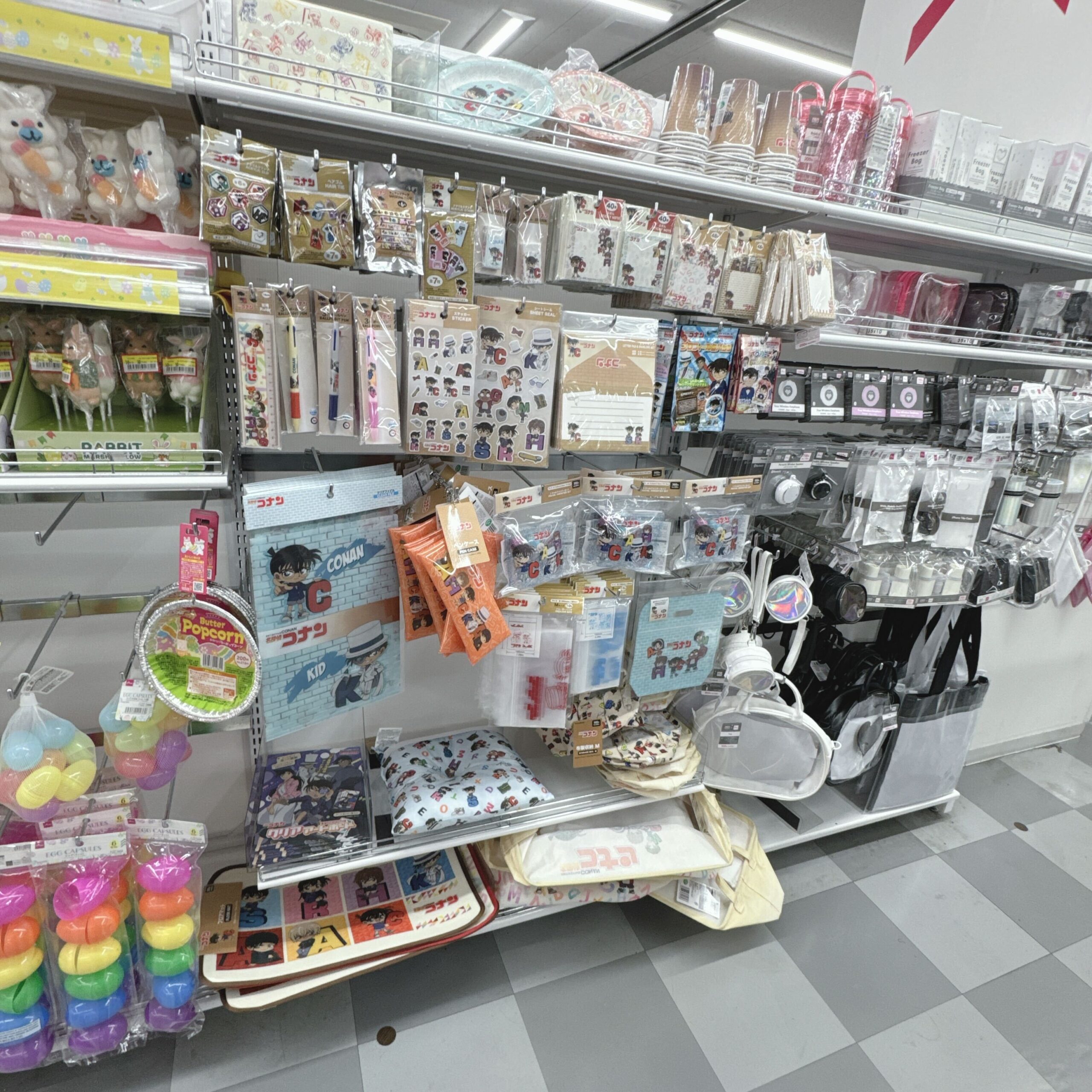 ダイソー　名探偵コナン　グッズ　2026の売り場