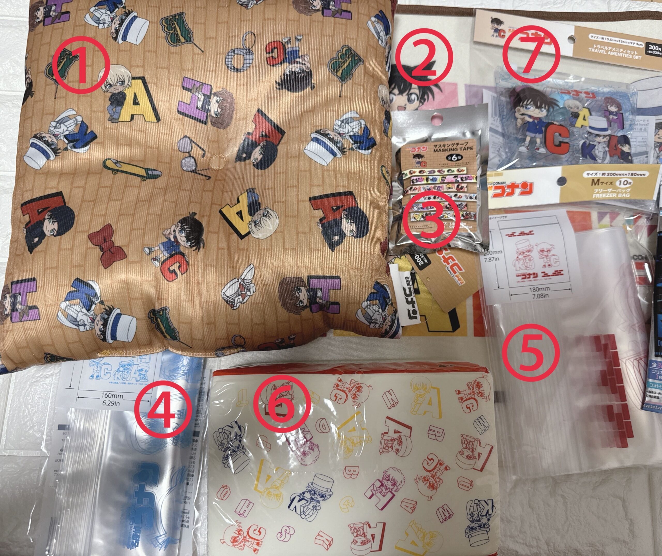 ダイソー×名探偵コナン2026 購入グッズ一覧