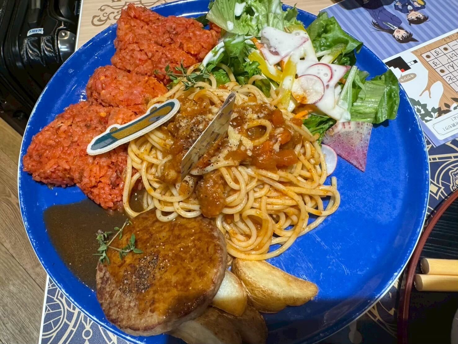 名探偵コナンカフェ2025 江戸川コナンの特製お子様プレート